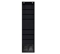 Funabridge Black Classroom Pocket Chart for Student Behavior, Multi-Layer Organizer with Cards, Teacher's Schedule, Easy to Hang