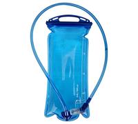 Funabridge Hydration Bladder 1.5 L, 50.7 fl oz Leakproof PEVA Water Reservoir, 13 x 6.9 in Foldable Wide Mouth, Transparent Blue, for Hiking Cycling Running Vest Pack