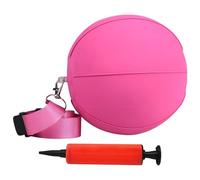 Funabridge Pink Golf Training Ball with Rope, Inflatable Intelligent Ball 5.9 in / 15 cm with Hand Pump, Portable Bag, Golf Swing Practice, Arm Posture Correction Aid