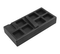 Funabridge Polymer Lower Vise Block for 15, Multi-Functional Gunsmithing Tool, Non-Slip Anti-Scratch, Wrench Organizer, 4.9 x 2.4 x 0.8 in, Black