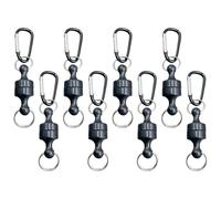 Funabridge Strong Clip Release Buckles For Fishing, Hiking, Camping; Eight Pieces For Easy Attachment