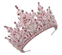 Funabridge Women'S Tiaras, Crystal Crown, 17 X 13 Cm, Bridal, Prom, Party