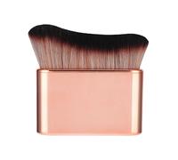 FUNAN Big Self Tanning Blend Brush, Professional Angled Makeup Brush, Foundation Makeup Brush Cream Powder Liquid,Face Neck Body Leg Tanning Makeup Rose Gold