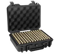 FUNANASUN Waterproof Ammo Case 140 Round Secure Storage Box for 5.56/.223 & IP67 Rated, Lockable, Shockproof & Travel-Friendly Design