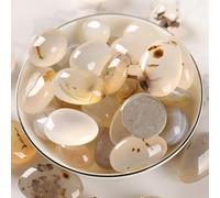 FUNAT Colorful Agate Stones 500g, Polished Tumbled Pebbles Crystals Hydroponics Rocks for Plants, Fish Tank, DIY Handmade, Home Decor, Vase Filler, Landscaping