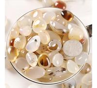 FUNAT Colorful Agate Stones 500g, Polished Tumbled Pebbles Crystals Hydroponics Rocks for Plants, Fish Tank, DIY Handmade, Home Decor, Vase Filler, Landscaping