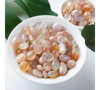 FUNAT Colorful Agate Stones 500g, Polished Tumbled Pebbles Crystals Hydroponics Rocks for Plants, Fish Tank, DIY Handmade, Home Decor, Vase Filler, Landscaping