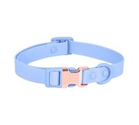 FUNAT Macaron Colored Pet Collar, Rust Proof Pvc Engraved Dog Collar, Waterproof And Dirt Resistant Silicone Dog Collar