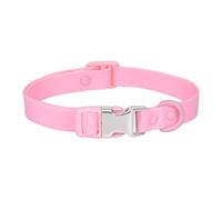 FUNAT Macaron Colored Pet Collar, Rust Proof Pvc Engraved Dog Collar, Waterproof And Dirt Resistant Silicone Dog Collar