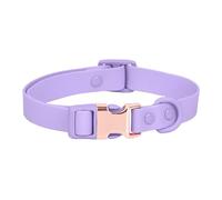 FUNAT Macaron Colored Pet Collar, Rust Proof Pvc Engraved Dog Collar, Waterproof And Dirt Resistant Silicone Dog Collar