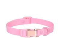 FUNAT Macaron Colored Pet Collar, Rust Proof Pvc Engraved Dog Collar, Waterproof And Dirt Resistant Silicone Dog Collar