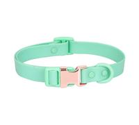 FUNAT Macaron Colored Pet Collar, Rust Proof Pvc Engraved Dog Collar, Waterproof And Dirt Resistant Silicone Dog Collar