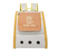 FUNAT Pet Carrier Backpack, Cat Backpack Carrier with Breathable Holes, Cat Carrying Shoulder Bag, Airline Approved, Ideal for Outdoor Picnic,Hiking
