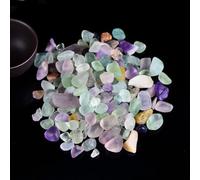 FUNAT Polished Gem Stones Rocks Crystals 300g, Home Decorative Landscape Stones, for Healing Crystals & Fish Tank Rocks Gravel, Vase Filler, Plants Decor