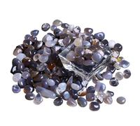 FUNAT Polished Gem Stones Rocks Crystals 300g, Home Decorative Landscape Stones, for Healing Crystals & Fish Tank Rocks Gravel, Vase Filler, Plants Decor