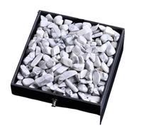 FUNAT Polished Gem Stones Rocks Crystals 300g, Home Decorative Landscape Stones, for Healing Crystals & Fish Tank Rocks Gravel, Vase Filler, Plants Decor