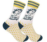 FUNATIC See You Next Tuesday Novelty Crew Socks | Unisex Sarcastic Gift Apparel with Funny Saying for Men Women | Best Hilarious Comedy Lover and Party Day Sarcasm Message Present | One Size Fits Most