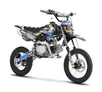 Funbikes M2R Racing KX110F 110cc Blue Semi-Auto Pit Bike 2025 Model - 14/12 Wheels - Entry Level Off Road Dirt Bike