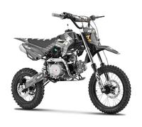 Funbikes M2R Racing KX110F 110cc Grey Manual Pit Bike 2025 Model - 14/12 Wheels - Entry Level Off Road Dirt Bike