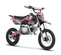 Funbikes M2R Racing KX110F 110cc Red Semi-Auto Pit Bike 2025 Model - 14/12 Wheels - Entry Level Off Road Dirt Bike