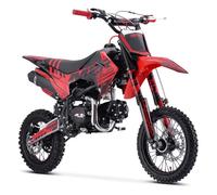 Funbikes M2R Racing RF125 S2 125cc Pit Bike 14/12 - 4-Stroke Petrol Off-Road Motorcycle, Manual 4-Speed Race Gearbox, Hydraulic Disc Brakes, Inverted Forks - Teens & Adults