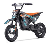FunBikes MX350 350w 36v 4ah 12/12 51cm Lithium Orange Electric Kids Mini Motorcycle - 3-Speed, 51cm Seat Height, CE/UKCA Approved, Boxed & Partially Assembled