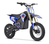Funbikes MXR 1400w 48v Lithium Blue Kids Electric Dirt Bike - 2025 Model - Brushless Motor - 12/10 Wheels - 65cm Seat Height