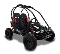 FunBikes Shark GT50 212cc Black Mini Off-Road Buggy - Electric Start, 4-Point Harness, Adjustable Suspension | Delivered Fully Assembled
