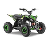 Funbikes X-Max Roughrider 1600w Lithium Green Junior Electric Quad Bike - 48v Hi-Torque Motor, Hydraulic Rear Disc Brake, Adjustable Speed, CE Approved, Boxed & Partially Assembled
