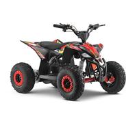 Funbikes X-Max Roughrider 1600w Lithium Red Junior Electric Quad Bike - 48v Hi-Torque Motor, Hydraulic Rear Disc Brake, Adjustable Speed, CE Approved, Boxed & Partially Assembled
