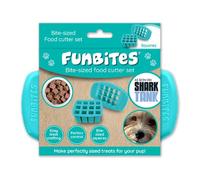 FunBites Pet Food Cutter, Blue Squares