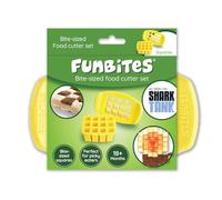 FunBites Squares - Yellow - Cuts kids' food into fun-shaped bite-size pieces . . . Great for picky eaters and bento!