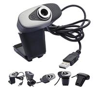 FUNBOX Hd Web Camera Plug And Play Usb2.0, 480P High-Definition Camera Suitable For Laptop Desktop Computer Video Conferencing With Clip, With Microphone Camera-Black
