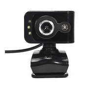 FUNBOX Hd Web Camera Plug And Play Usb2.0, 480P High-Definition Computer Camera 360 Degree Rotatable Camera With Clip Built-In Microphone-Black