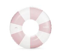 FUNBOY Giant Vintage Dusty Pink Stripe 48'' Tube Float with Integrated Cup Holder, Perfect for a Summer Pool Party, Large