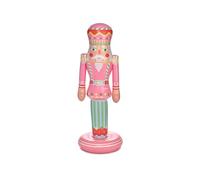FUNBOY Pink Inflatable Nutcracker - 5ft Tall Indoor/Outdoor Holiday Decoration - Oversized Christmas Yard Décor