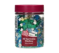 FunCakes 3D Sprinkle Medley Dino Dream: Cake Sprinkles, Great Taste, optimal for Cake Decorating, Sprinkle Mix - 70g