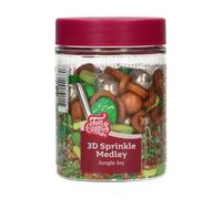 FunCakes 3D Sprinkle Medley Jungle Joy: Cake Sprinkles, Great Taste, optimal for Cake Decorating, Sprinkle Mix - 70g