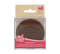 FunCakes Baking Cups Brown: Prefect for Any Cupcakes, Cupcakes and More, Cake Decorating, pk/48