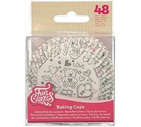 FunCakes Baking Cups Love Doodle: Prefect for Valentine Themed Cupcakes, Cupcakes and More, Cake Decorating, pk/48