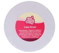FunCakes Cake Drum Round Ø10 cm - White: Reusable Cake Base for Decorating and Presenting Cakes and Pastries, Durable, 12 MM, 1 Piece.
