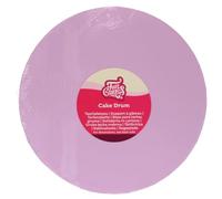 FunCakes Cake Drum Round Ø25 cm - Pastel Purple: Reusable Cake Base for Decorating and Presenting Cakes and Pastries, Durable, 12 MM, 1 Piece.