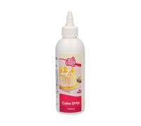 FunCakes - Choco Drip Yellow: Delicious Flavour, Easy to use, absolute for drip Cakes, Drip Chocolate Flavour. Resealable Pack 180 g