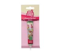 FunCakes Choco Writer Green 25g - Easy-to-Use Chocolate Writing Pen for Decorating Cakes, Cupcakes, Cookies & Pastries - Fast Drying, Sweet Vanilla Flavor - 25 g