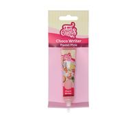 FunCakes Choco Writer Pastel Pink 25g - Easy-to-Use Chocolate Writing Pen for Decorating Cakes, Cupcakes, Cookies & Pastries - Fast Drying, Sweet Vanilla Flavor - 25 g