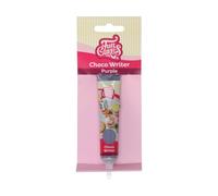 FunCakes Choco Writer Purple 25g - Easy-to-Use Chocolate Writing Pen for Decorating Cakes, Cupcakes, Cookies & Pastries - Fast Drying, Sweet Vanilla Flavor - 25 g