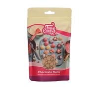 FunCakes Chocolate Melts Gold: Melting Chocolate to Make Sweet Bonbons, Drips, Glaze, Cake Decorations, Drizzles. Easy Melting in Microwave or Au Bain-Marie, Halal. 200g.