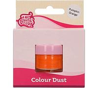 FunCakes Colour Dust Pumpkin Orange: Colouring powder for Food, For Cake Decoration, Halal certified