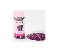 FunCakes Coloured Sugar Purple: Cake Sprinkles, Great Taste, Perfect for Cake Decorating, Coloured Sugar Crystals 80 g