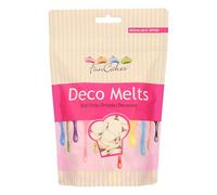 FunCakes Deco Melts Extreme White - Melt in Microwave and Pour in Every Shape, Make Candy, Drip Cakes, Lollipops and Decorate Cakes, Cookies and Cupcakes AZO Free 250 g